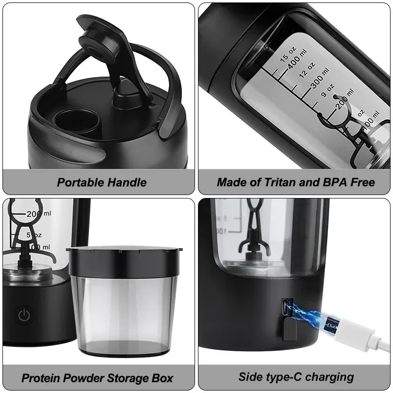 PortaMix™ Electric Shaker Bottle